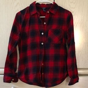 Forever 21 plaid classic flannel shirt